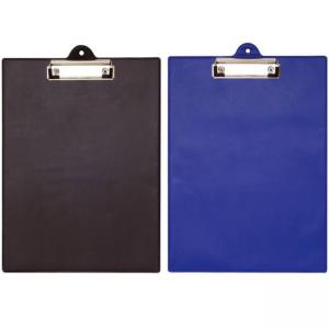 Клипборд, формат А4, цвят син и черен, economy