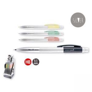 Молив авт. 0.5 мм и гума PL1 Silver