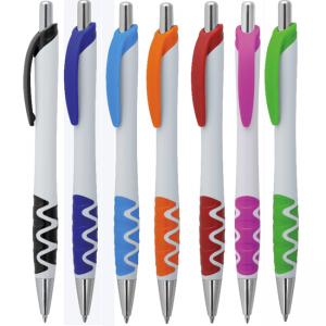 Пластмасова химикалка в различни цветове