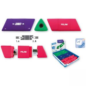 Острилка двойна SLIDE, за остър и объл графит