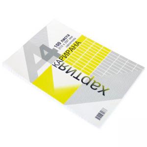 Хартия линирана 100 листа, офсет