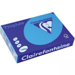 Картон копирен цветен, формат А4, 210 г/м2, Int.Blue Trophee, 50 листа в пакет