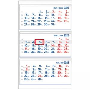 Календар UNO 4 секционен, насипен комплект 2023г