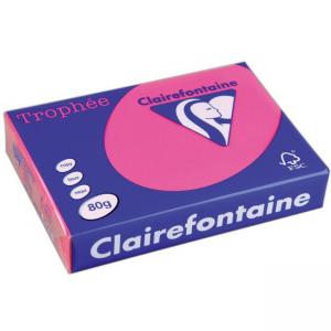 Хартия копирна цветна, формат А4, 80 г/м2, Int.Pink Trophee, 100 листа в пакет