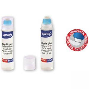 Лепило течно 50 мл, прозрачна бутилка