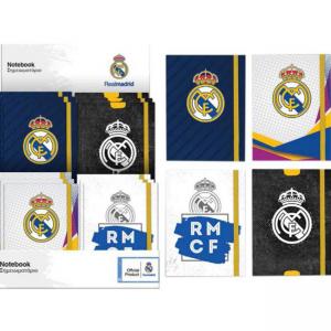 Бележник, размер 10х13 с ластик Real Madrid, 96 листа, дисплей (24 броя)