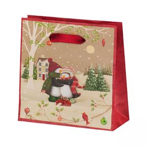 Пингвини хартиена торба в пакет 10 броя