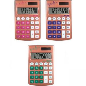 Калкулатор джобен, 8 разряден, размери 98х62х8 мм, Copper