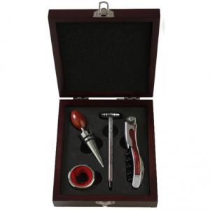 Луксозна кутия вино аксесоари 15х17х4,5