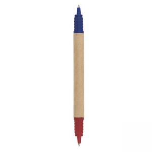 Еко химикалка с 2 цвята