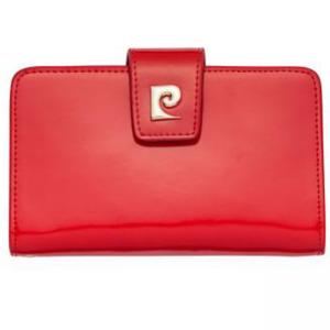 Дамско портмоне PIERRE CARDIN червено с лаково покритие