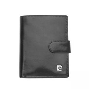 Мъжки портфейл -  вертикален, гладка кожа