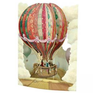 Картичка Hot Air Baloon, Swing Card