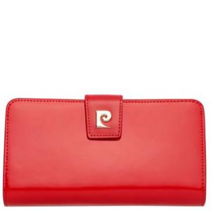 Дамско червено портмоне - гланц