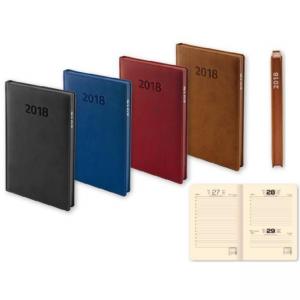 Бележник с дати, размер 14х20 термо с шев, 168 листа
