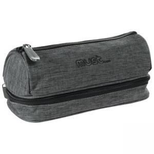 Несесер с 2 ципа Sence Grey, 24x10x15