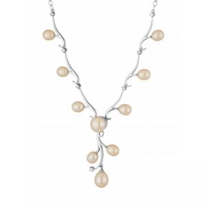 Колие бели перли