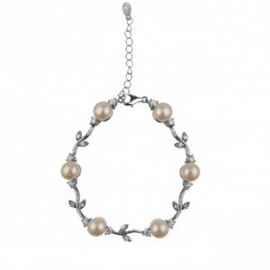 Гривна бели перли