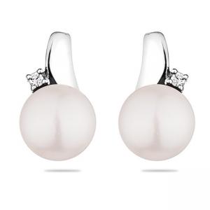 Перлени обеци