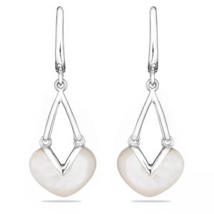 Обеци WHITE MOR / Седеф