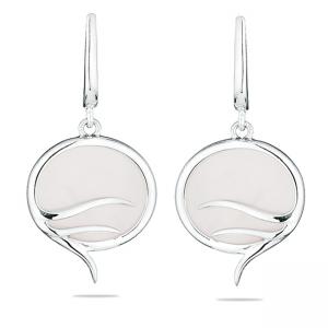 Обеци WHITE MOR / Седеф