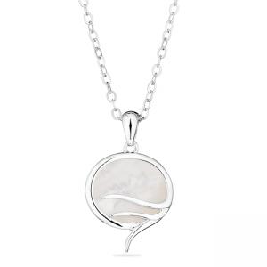 Колие WHITE MOP / Седеф