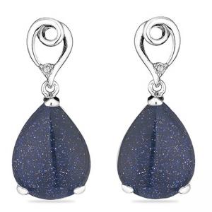 Обеци Син Пясък