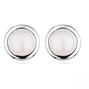 Обеци бели перли