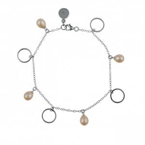 Гривна бели перли