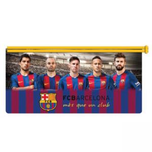 Несесер плосък с футболисти на Barcelona, размер 21х10 см