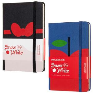 Tефтер Moleskine Snow White Red Bow/Apple Pocket с широки редове, Limited Edition