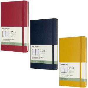 Седмичен тефтер - органайзер за 2018 г. с твърди корици Седмичен тефтер - органайзер за 2018 г. с твърди корици