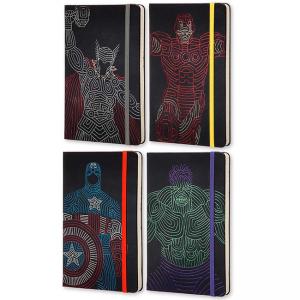 Голям черен тефтер Moleskine с широки редове, Limited Edition