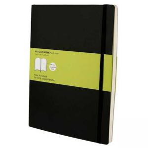 Голям XL тефтер Moleskine Classic с меки корици и бели листа, нелиниран Голям XL тефтер Moleskine Classic с меки корици и бели листа, нелиниран