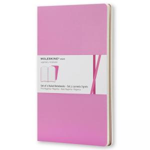 Комплект джобни розови тефтери Moleskine Volant Notebook с линирани листа
