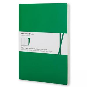 Комплект джобни зелени тефтери Moleskine Volant Notebook с линирани листа