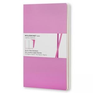 Комплект джобни розови тефтери Moleskine Volant Notebook с бели листа