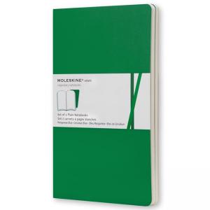 Комплект зелени тефтери Moleskine Volant Notebook с бели листа