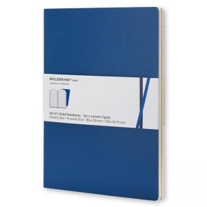Комплект джобни сини тефтери Moleskine Volant Notebook с линирани листа