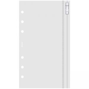 Прозрачно джобче - плик за органайзер Filofax Personal със странично отваряне