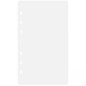 Прозрачно джобче - плик за органайзер Filofax Personal с горно отваряне