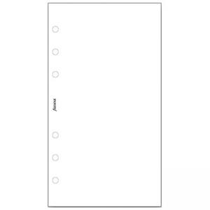 Пълнител за органайзер Filofax, Personal със 100 бели нелинирани листа