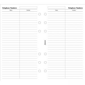 Пълнител за органайзер Filofax, A4: Ruled Notepaper