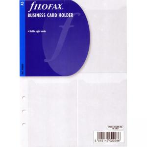 Пълнител за органайзер Filofax, A5: Business Card Holder
