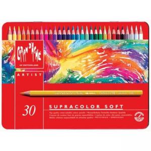 Комплект моливи Caran d'Ache Supracolor Soft, 30 цвята