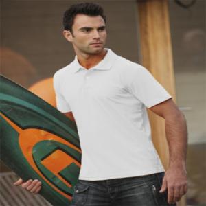 Мъжка тениска с къс ръкав и яка