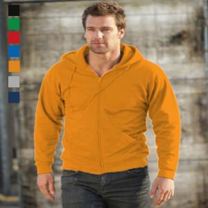 Сучър с цип и качулка