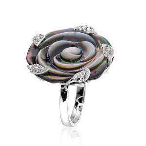 Пръстен черна роза