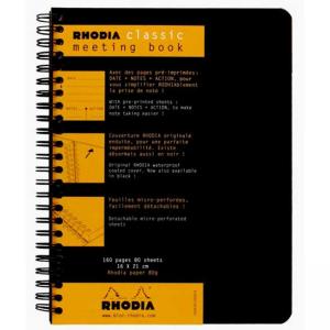 Тетрадка - органайзер Rhodia със спирала, А4 размер