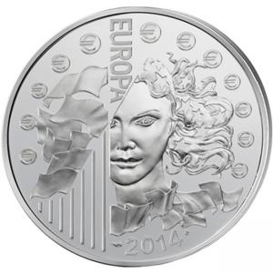 Сребърна монета Европа 2014